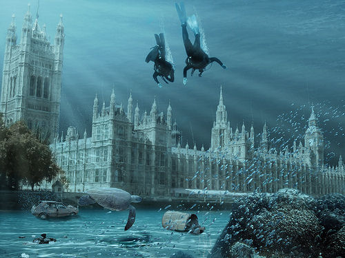 london under water