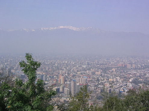 air pollution effects, santiago smog
