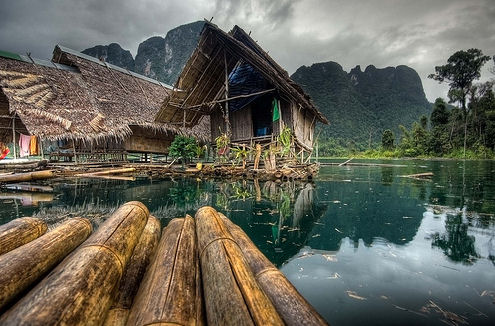 thai rainforest, chao lan lake, khao sok national park